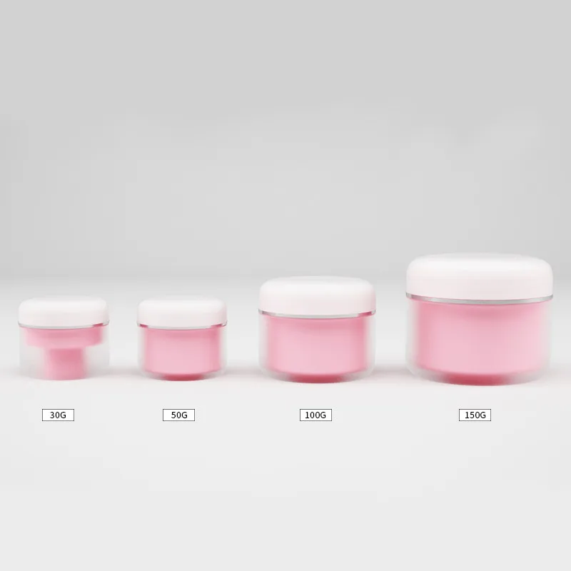 30/100/150g 5 состоит из 12 штук, Портативный косметический пустой банка для пищевых продуктов емкость для теней для век Макияж Контейнер для крема для лица Box Косметические бутылки розовый
