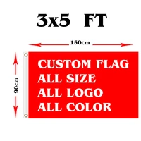 3x5ft custom flag any logo any word any style any size for advertingfestivalactivity hobby music custom flag