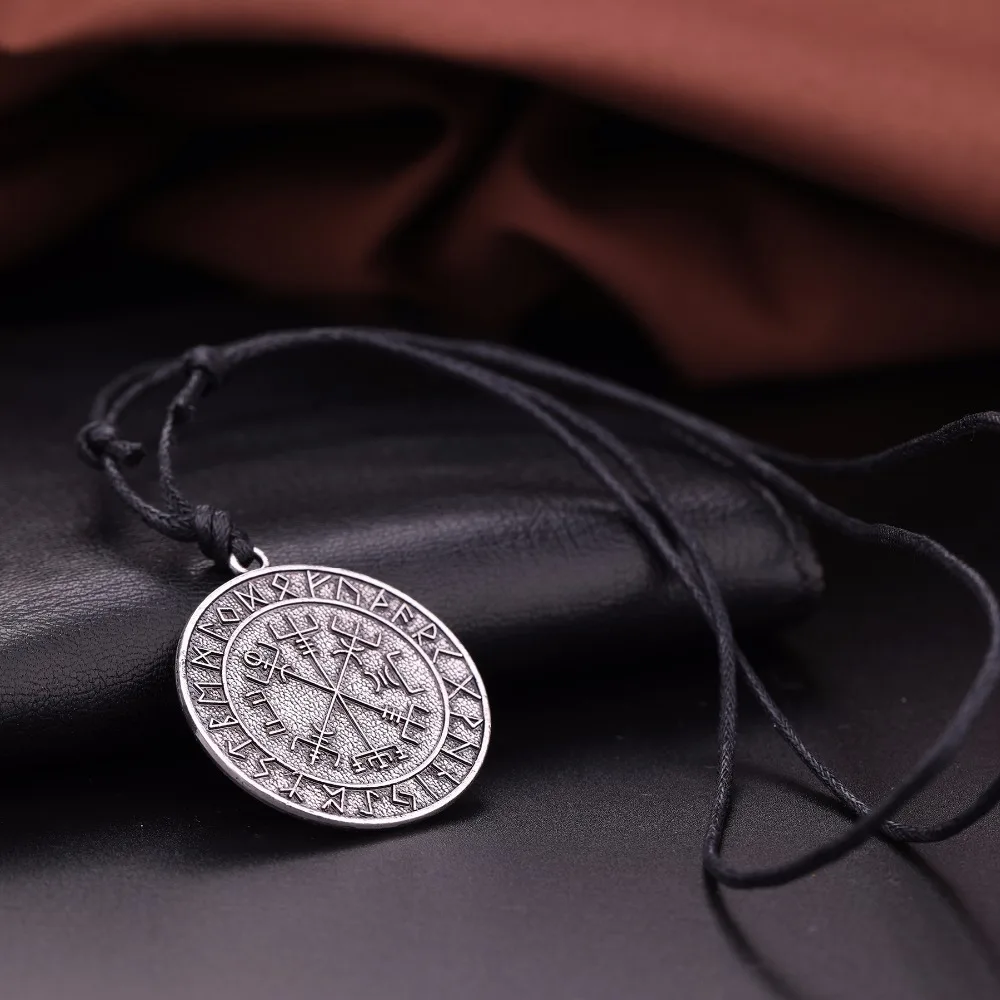 Teamer Винтажный воин скандинавский амулет Collares этнические Викинги Valknut Odin символ