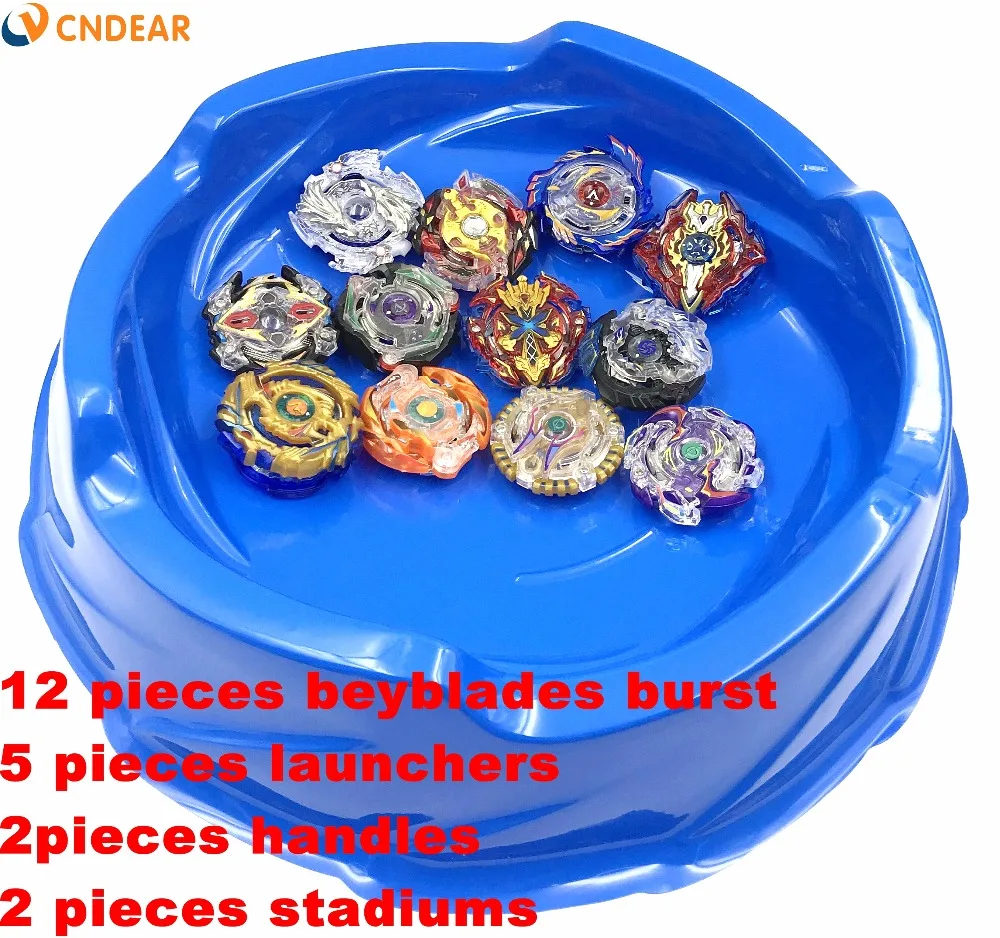 12 pieces bey burst stadium 2 arena B-48 B-66 B-59 B-34 B-35 B-41 With Launcher And Handle christmas gift | Игрушки и хобби