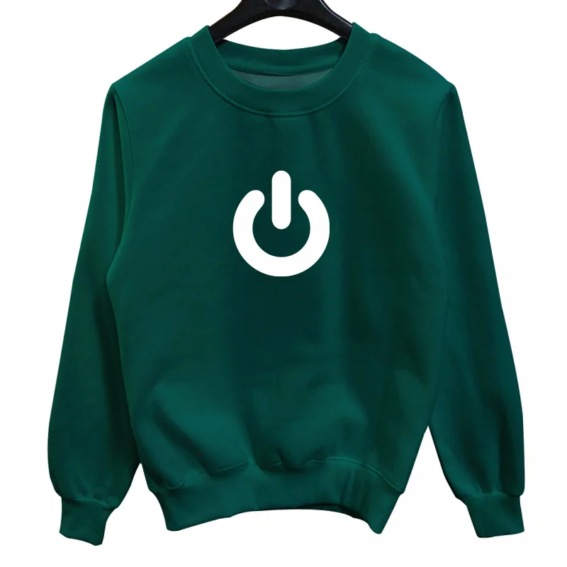 La maxpa перезапуска свитшот с принтом Повседневное Crewneck человек капюшоном Красная