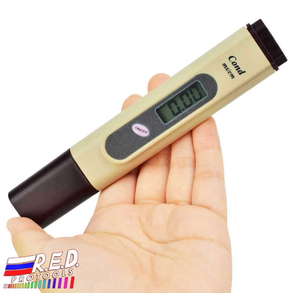 

Цифровой Измеритель проводимости EC в виде ручки, тестер 0 ~ 19,99 мс/см, электрод + ATC