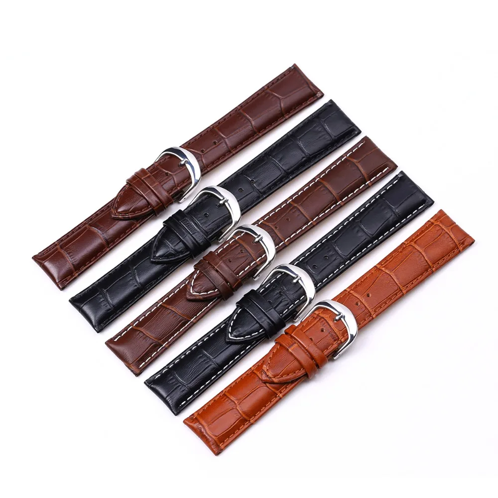 Классический ремешок для часов из натуральной кожи 18 мм 20 22 24 мм|leather watchband|watch