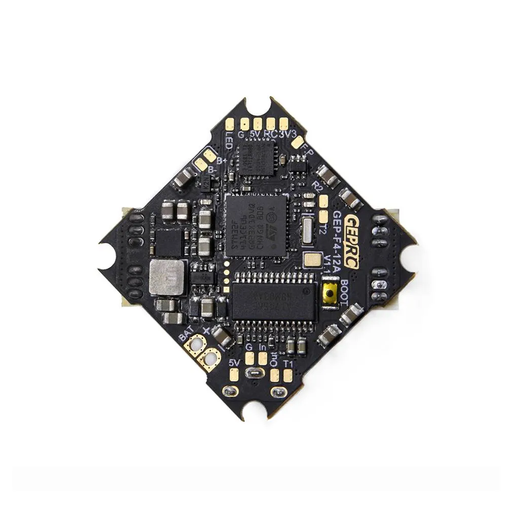 GEPRC GEP-12A-F4 12A BL_S 2-4S 4в1 ESC& V1.1 F411 F4 AIO OSD BEC Контроллер полета для радиоуправляемого дрона FPV гоночный запчасти