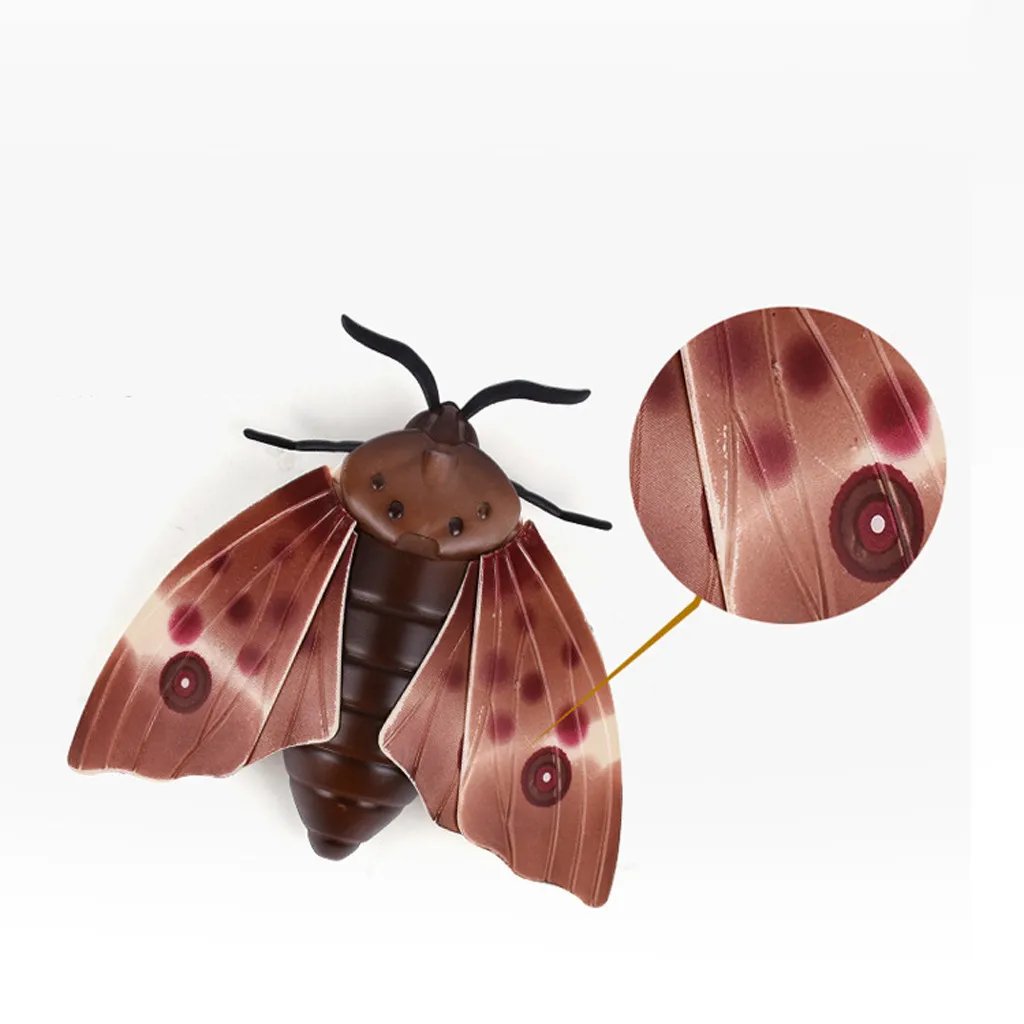 RC Fly Moth Детские хитрые игрушки Инфракрасный индукционный Электрический пульт дистанционного управления Летающий Мотылек игрушка забавный пугающий игрушки безопасный высокое качество