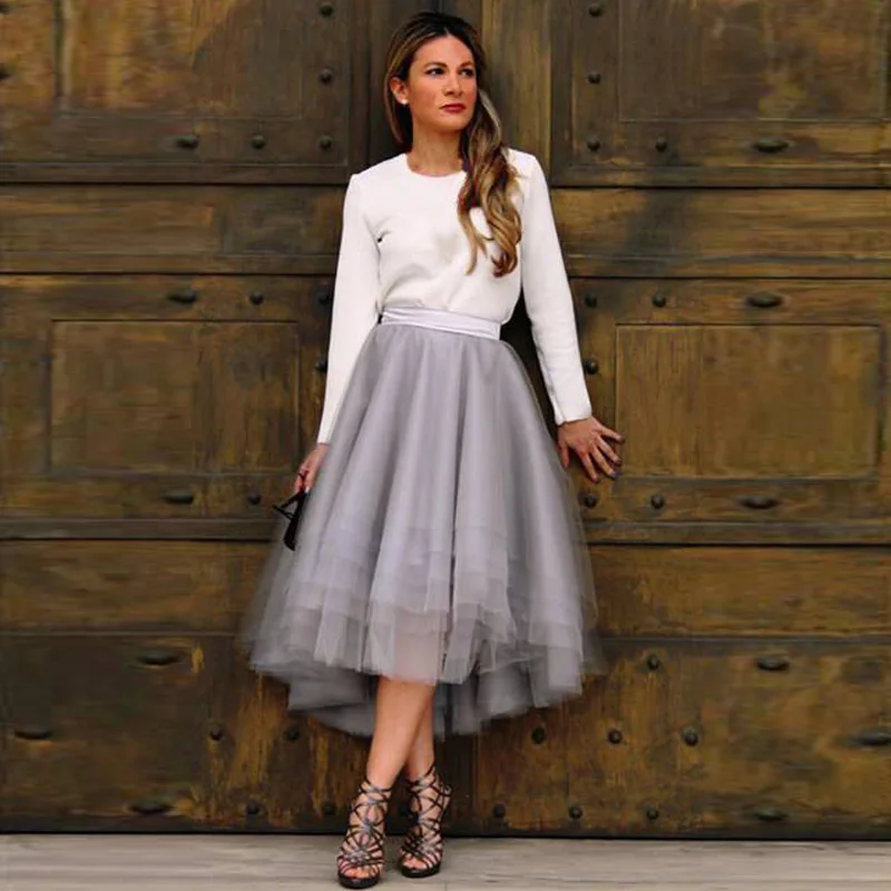 Юбка миди Женская Асимметричная из тюля на осень/зиму|voile shawl|skirt ideasvoile satin |