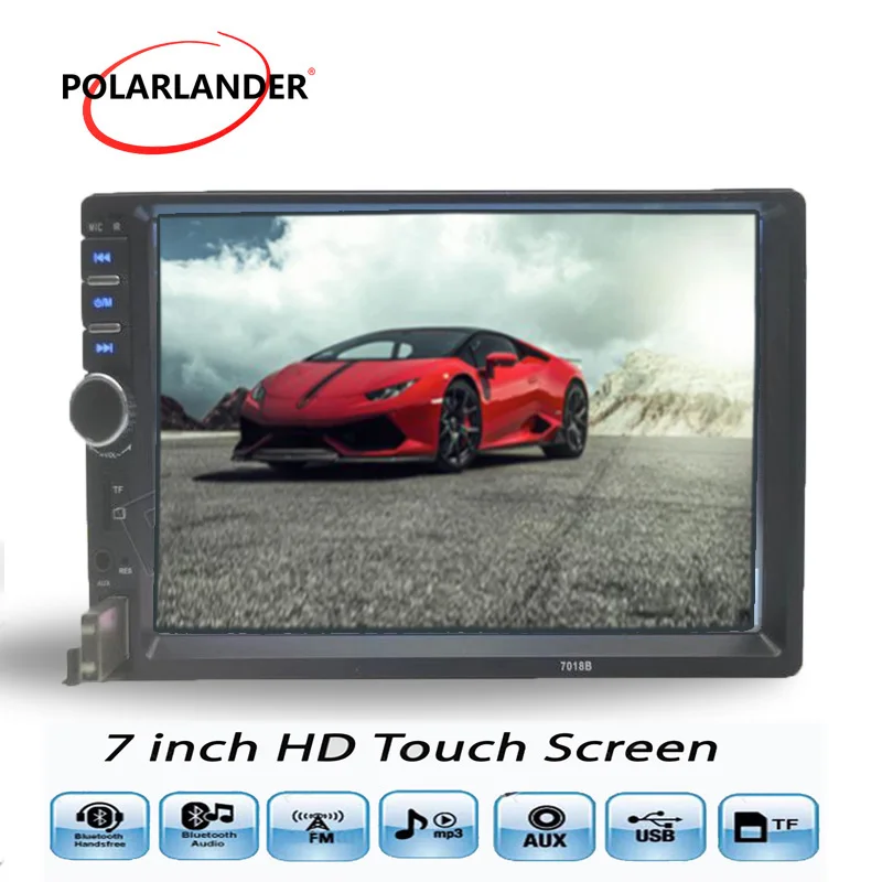 7-дюймовый авторадио FM MP4 MP5 плеер USB TF Авторадио 2 DIN Автомобильный сенсорный экран