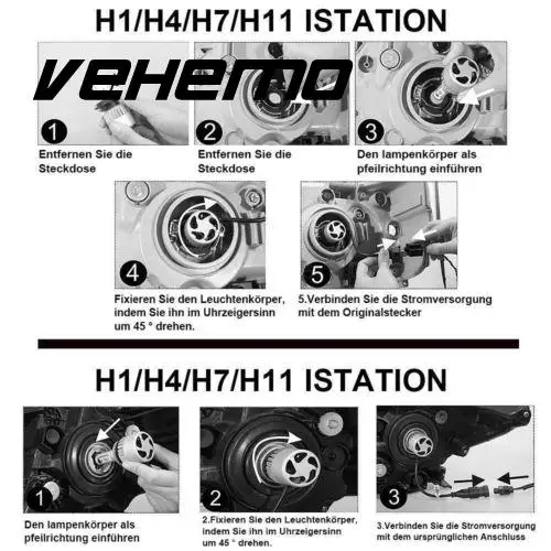 2XH4/9003 for Lighting Fixture LED Fog Light Assembly Front Lamp Car Accessories Styling Replacement Headlight | Автомобили и