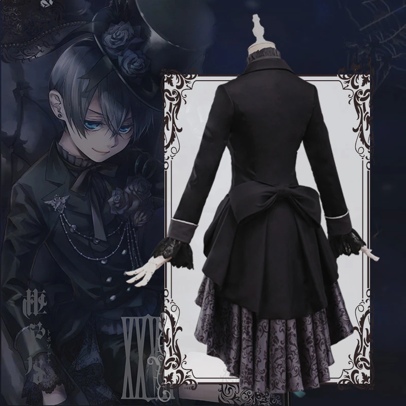 [Nov. Сток] Аниме Черный дворецкий Ciel Phantomhive Magazine модная одежда для косплея костюм для Хэллоуина Новинка