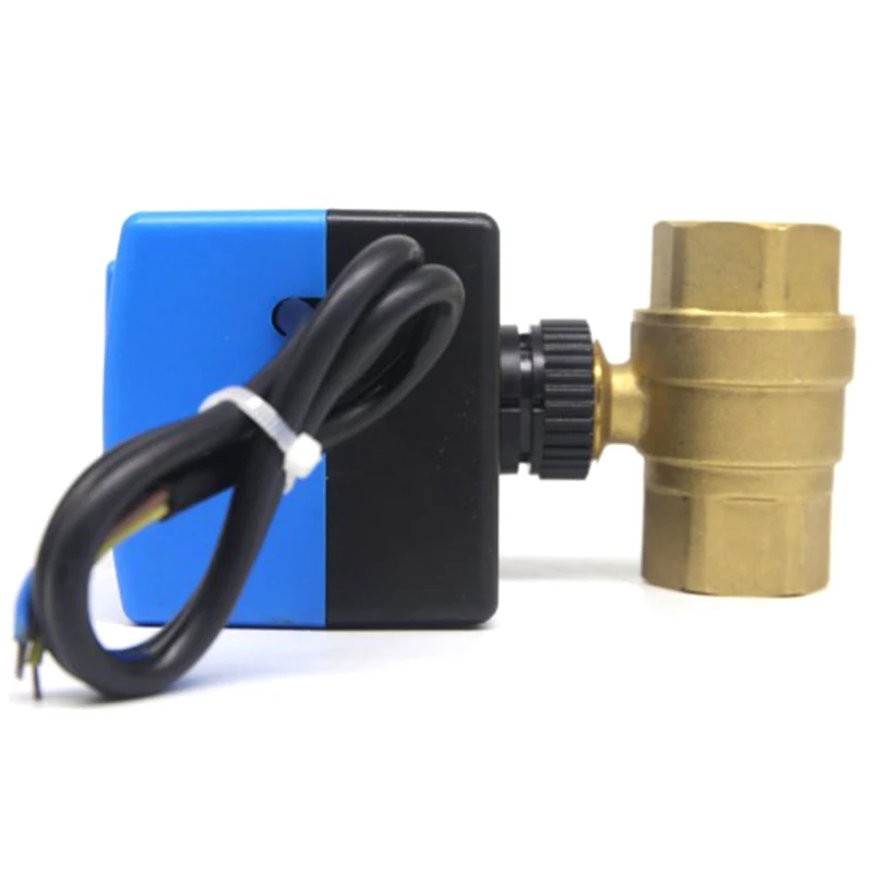 Ac220V 2 Way Wires Electric Actuator Ball Valve Cold &amp Hot Water Vapor/Heat Gas Motorized Micro- | Обустройство дома
