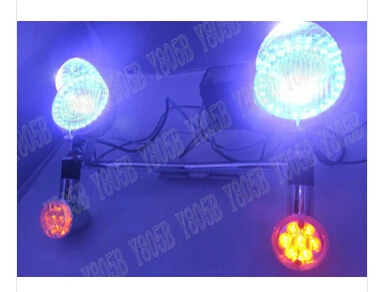 Светодиодный поворотный сигнал Angel Eye Spot light Bar для Suzuki 8. 0 C90 M109R C109 Marauder 800 M50 Intruder