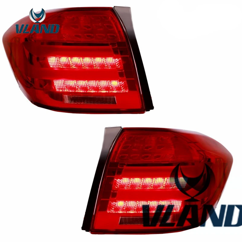 VLAND завод для автомобиля задний фонарь Highlander LED 2009 2011 Kluger с DRL + Реверс сигнал|tail