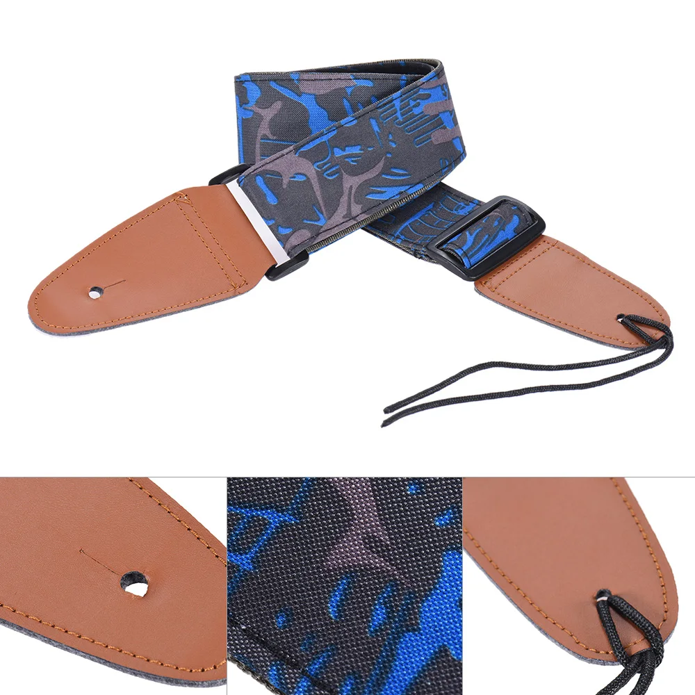 Удобные регулируемые наконечники гитары с плечевым ремнем из синтетической кожи