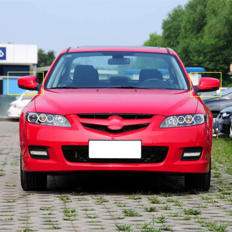 Наружное заднего вида боковое зеркало в сборе для MAZDA 6 GG1 2013 с электрическим складной регулируемый светодиодный нагрев 7 контактов 8 контактов