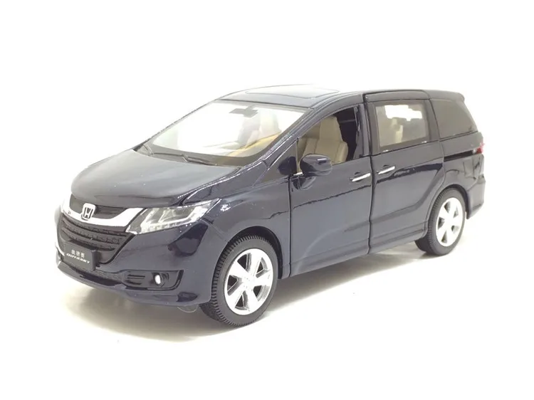 Новинка 1:32 Honda Odyssey литая под давлением металлическая модель автомобиля с музыкальным мигающим оттягиванием 6 открывающихся дверей детские игрушки подарки
