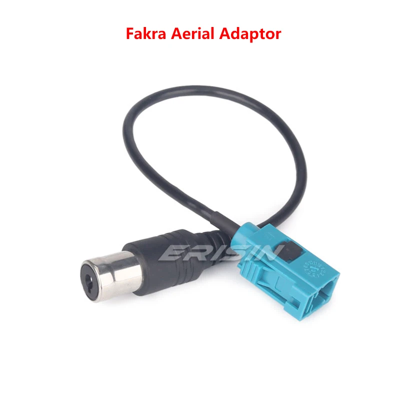 Erisin ES040 Fakra Female ISO воздушный адаптер для V W/BMW/AUDI/FORD/MERCEDES/OPEL|Приемник и антенна GPS| |