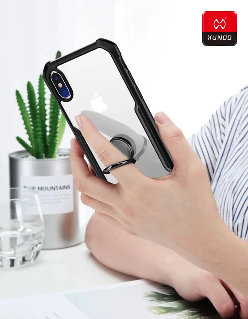 Luxury Transparent Case For iPhone X Xs Max XR Phone With Airbags Shockproof Cases Magnetic car holder New 11 Pro |