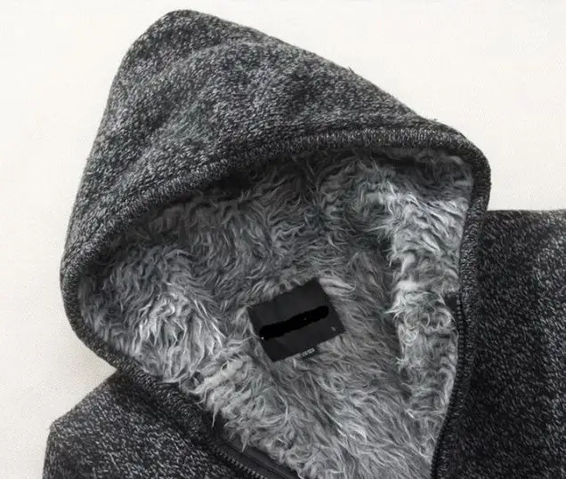 В наличии! Мужской свитер с капюшоном на хлопковой подкладке | Мужская одежда