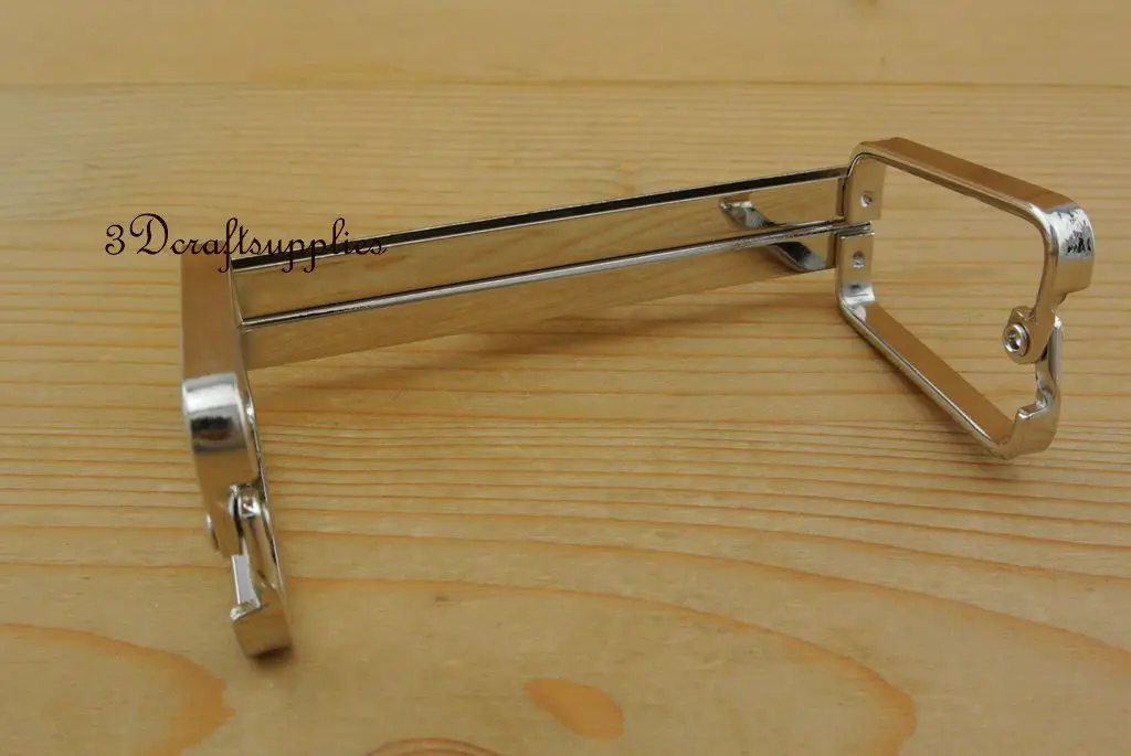 Серебристая оправа для сумок металлическая 3 1/4x1 1/2 дюйма D78 | Багаж и сумки