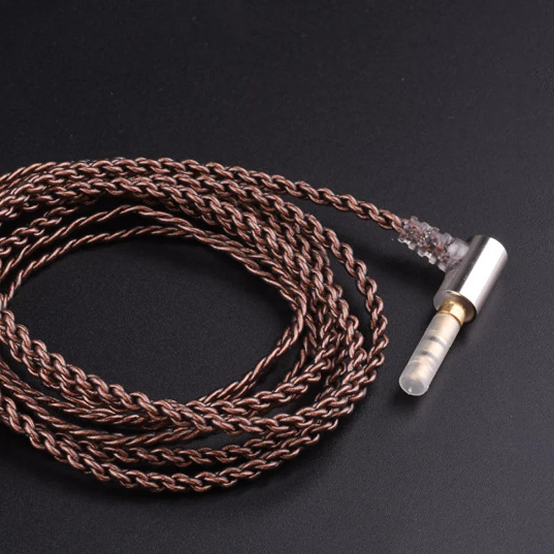 Посеребренный обновленный кабель MMCX для Shure SE215 SE535 SE846 SE425 гарнитура наушники AUX