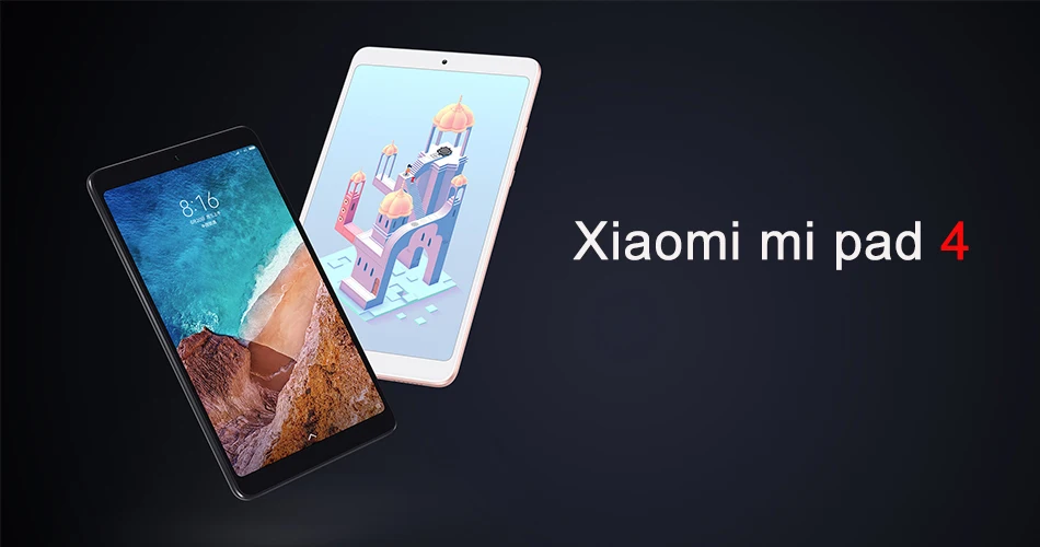 Xiaomi mi Pad 4 mi Pad 4 " планшеты 32 Гб rom/64 Гб rom Восьмиядерный процессор Snapdragon 660 1920x1200 13 МП планшет 4 6000 мАч