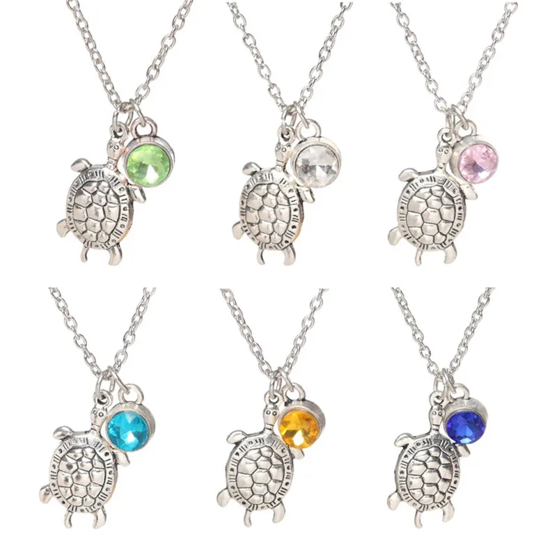 Новый Для мужчин женщин Jewelry Винтаж черепаха кулон Цепочки и ожерелья для девочек