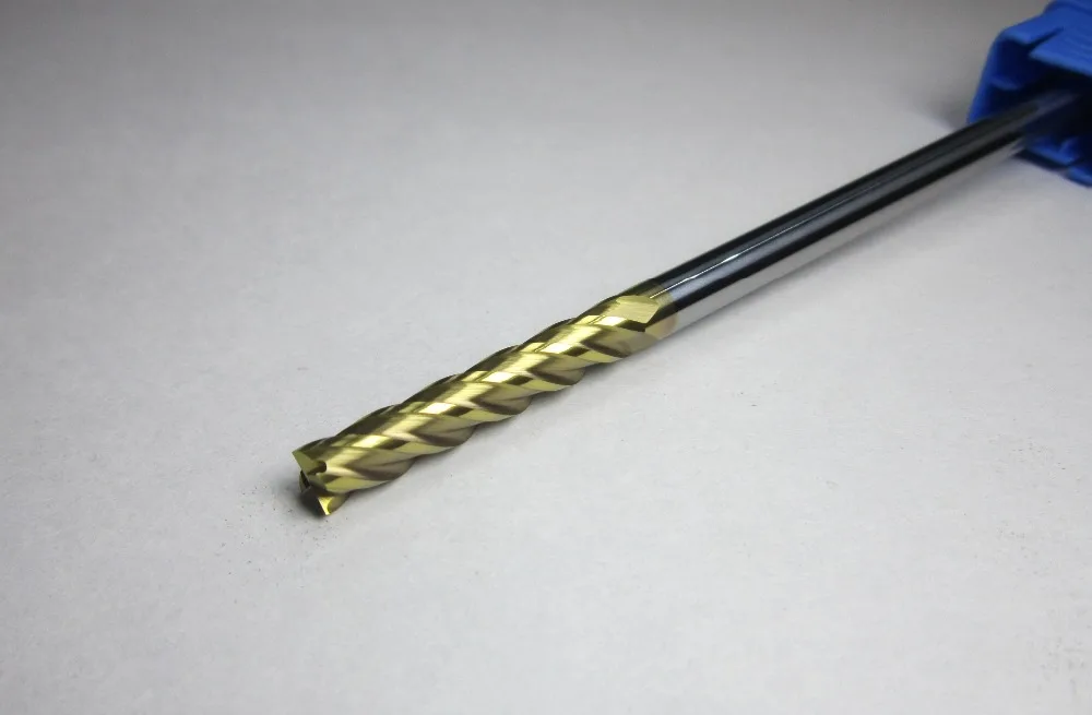 

1PC 6mm long shank L= 150mm 100mm 75mm carbide flat 4 flutes end mills machine milling cutter metalworking HRC45 HRC58 HRC62