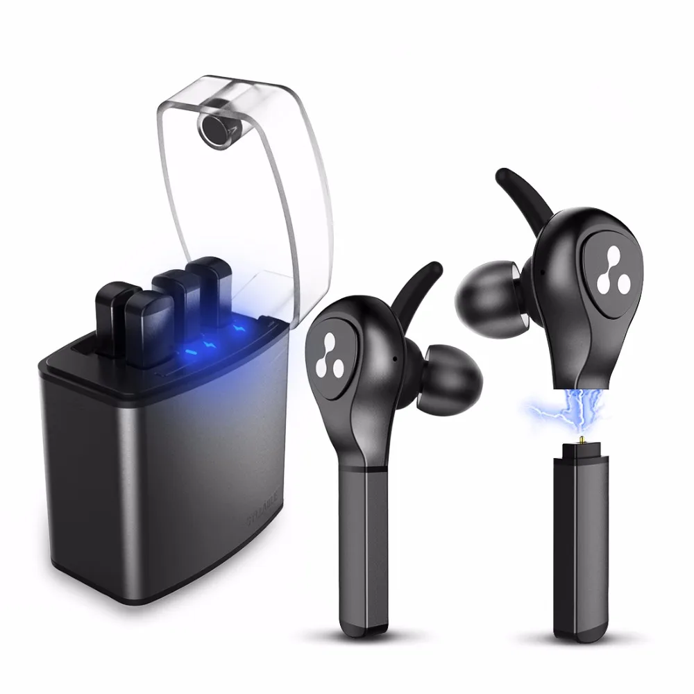 Оригинальные наушники SYLLABLE D9X TWS 2020 магнитные с двумя микрофонами и зарядным