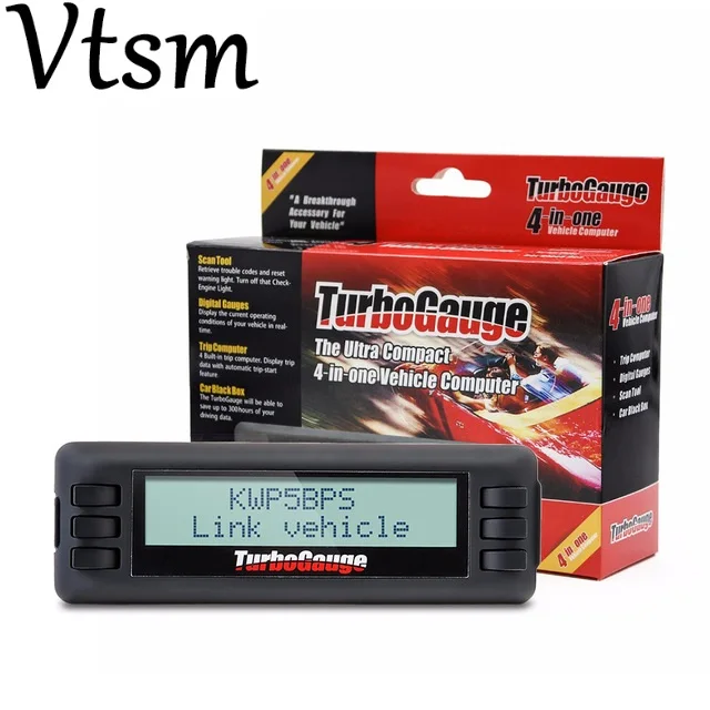 TurboGauge IV Auto trip Computer Scan Tool Digital Gauge 4 in 1 Vehicle OBDII/EOBD car computer | Автомобили и мотоциклы