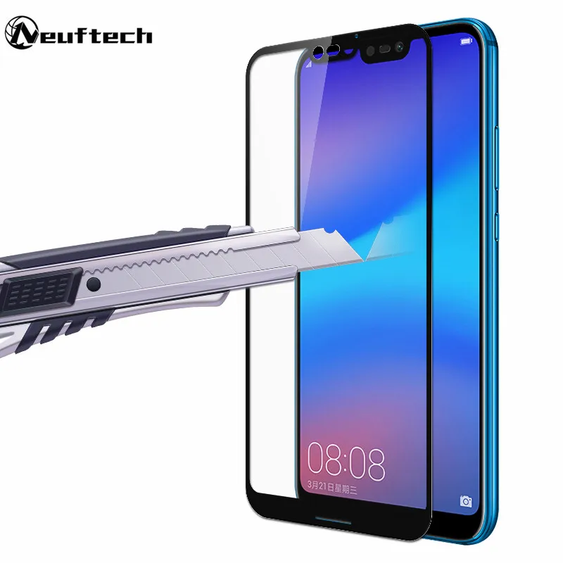 Сплошная полноэкранная закаленная Защитная стеклянная пленка для huawei Honor 10 9 Lite