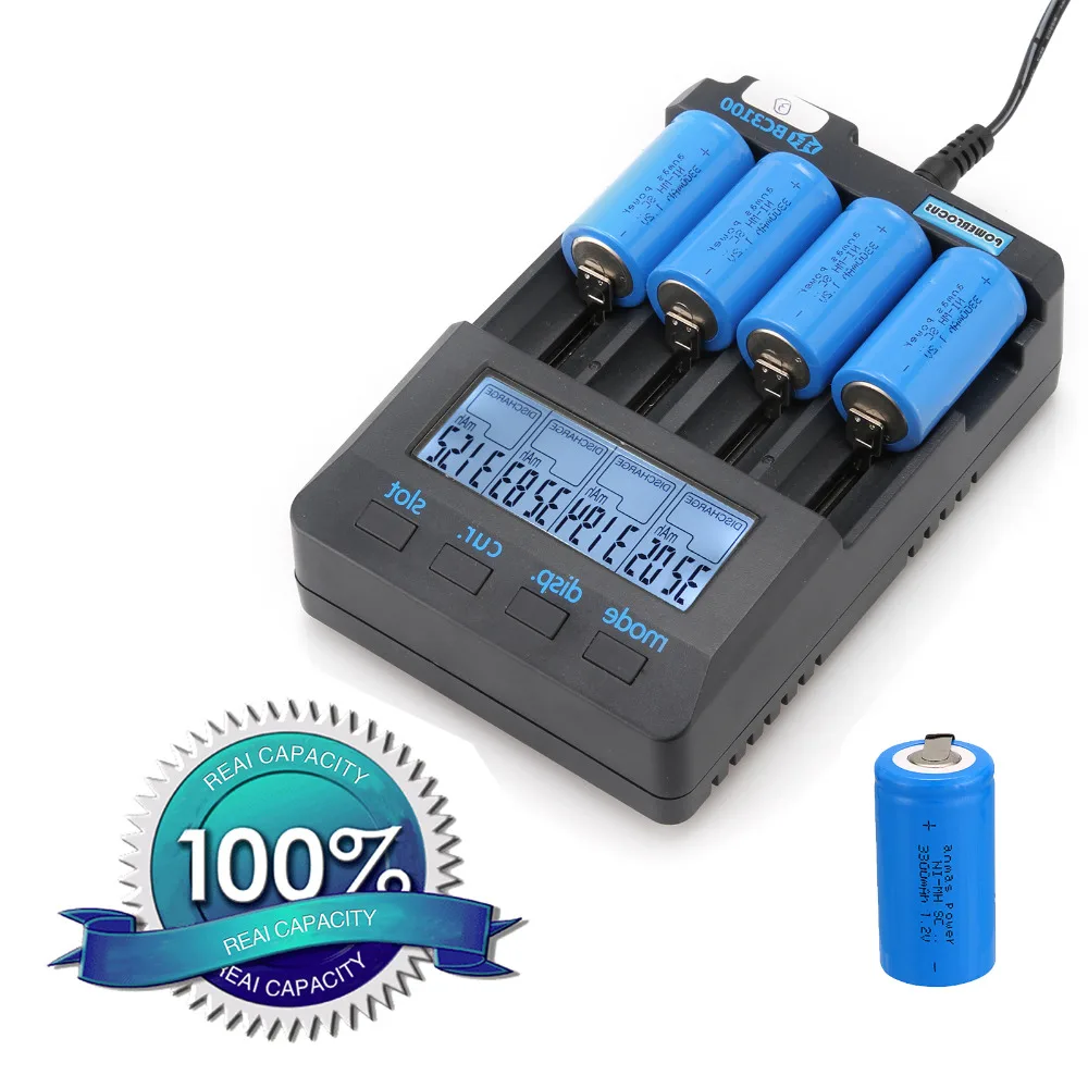 

Новогодняя мощность! Новые товары! 17 шт., Ni-Cd аккумуляторные батареи sub c SC 3300mh с язычком, синий цвет, 4,25 см * 2,2 см