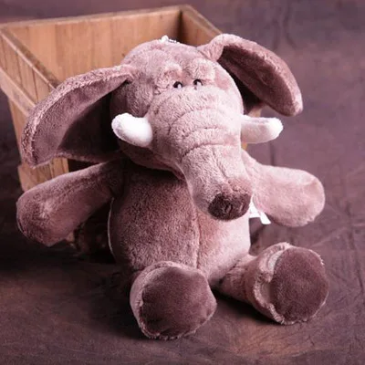 

Stuffed jungle series animal 15cm jungle elephant plush toy doll gift present w1361