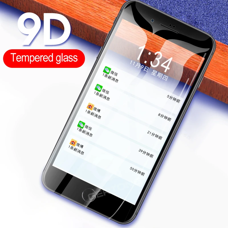 Новинка 9D закаленное стекло с полным покрытием для iPhone X XS Max XR защита экрана