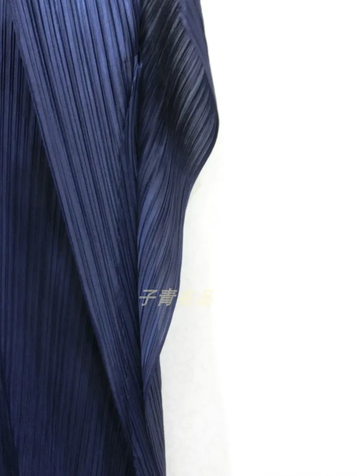 Changpleat 2018 New Loose women dress Miyak Pleated O-neck Solid Simple Large Size Summer Elastic Female Dresses Fashion Tide | Женская