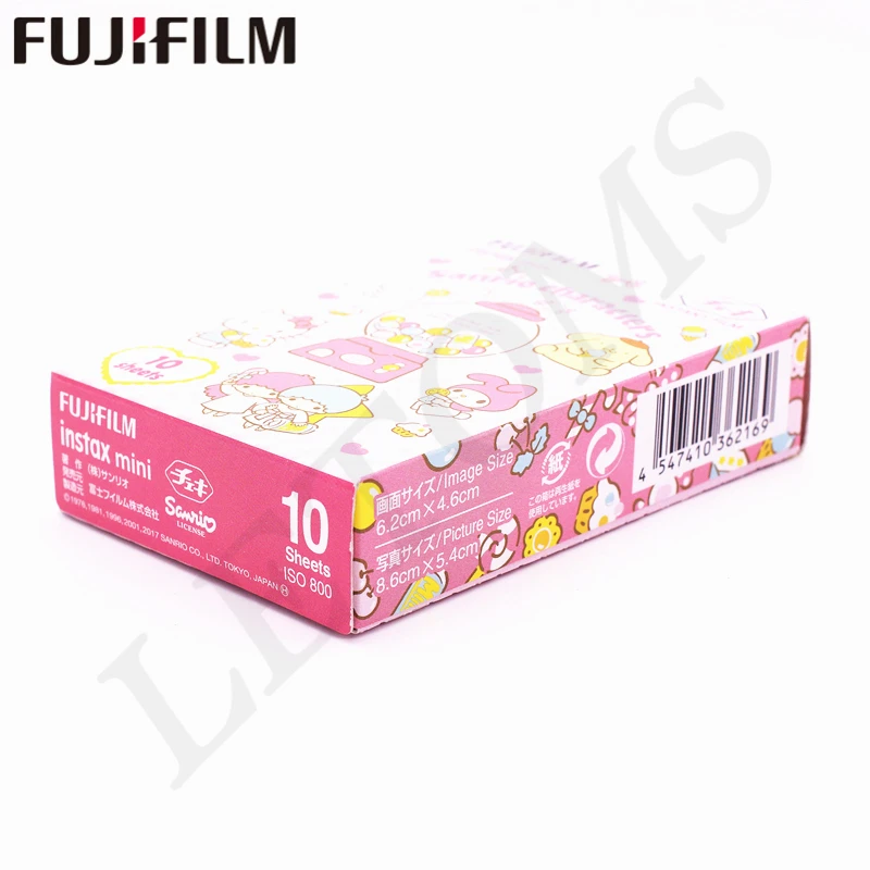 Новинка Fujifilm 10 листов Instax минисумка для персонажей SANRIO пленка глянцевая