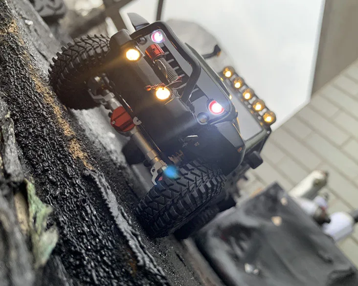 Ручная работа 1:24 RC Гусеничный gk24 альпинистская мофификация автомобиля модифицированная модель автомобиля для Wrangler