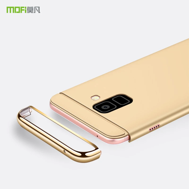 MOFi For Samsung Galaxy A8 2018 Cases Luxury Protective Back Cover 3 in 1 Hard PC Hybrid Case A5 A530F Mobile Phone Shell |
