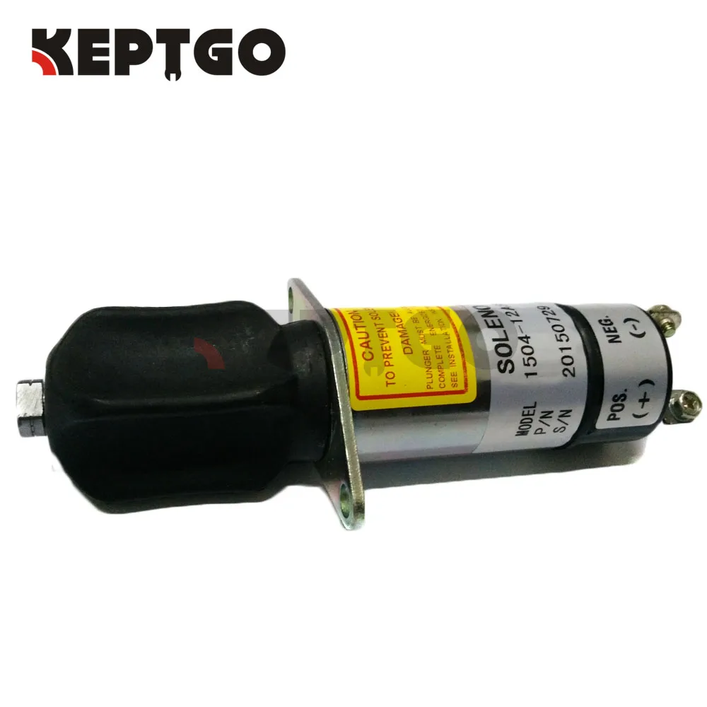 1504-12A6U1B1S2 12V 307-2546 Stop Shutdown Solenoid Valve For Woodward 307-2546-12V | Generator Parts &amp Accessories