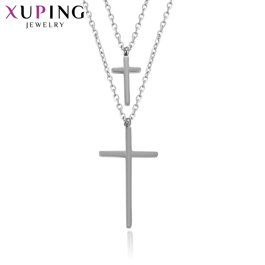 Xuping модное ожерелье с крестом кулон экологически чистые украшения для женщин