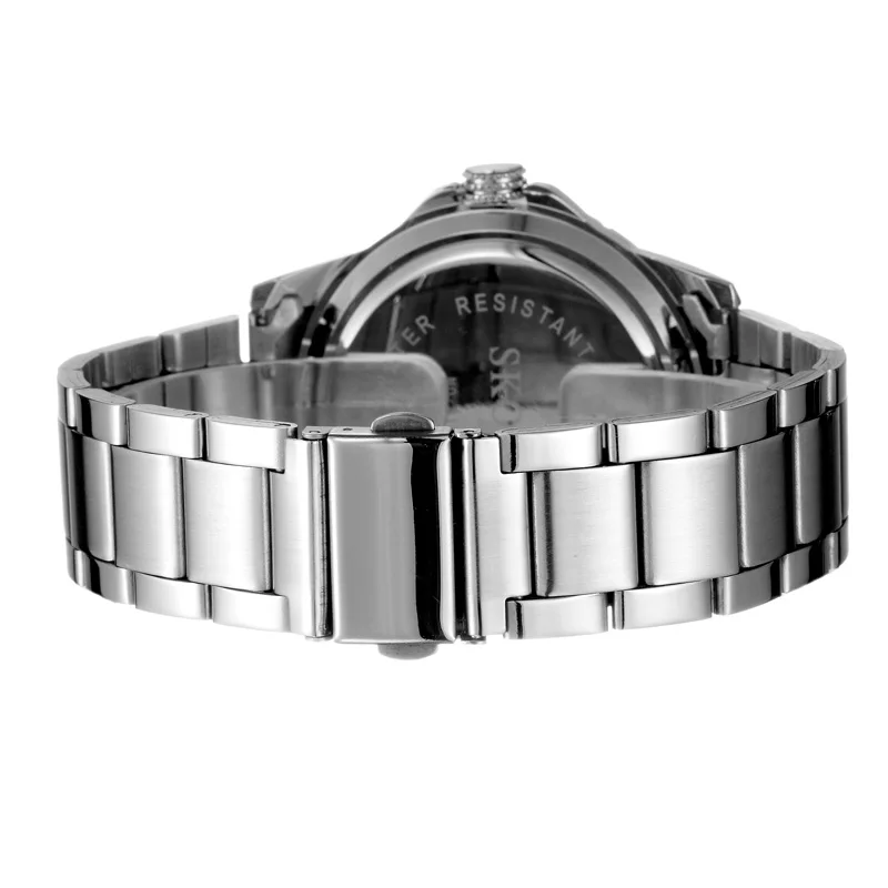 SKONE Смотреть Мужчины Из Нержавеющей Стали Топ Кварцевые Люксовый Бренд Военная