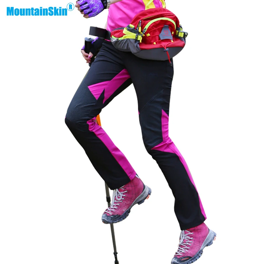 Mountainskin Women Summer Breathable Quick Dry Pants Outdoor Sports Hiking Climbing Trekking Camping Trousers Female Brand MB128 | Спорт и