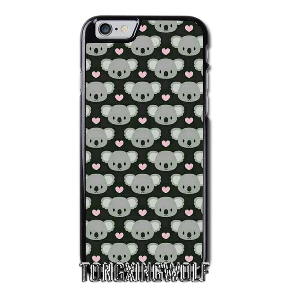 Милый коала чехол для iPhone 4S 5S SE 6 S 7 8 XR XS Max samsung Note 9 S5 S6 S7 край S8 S9 S10 рlus