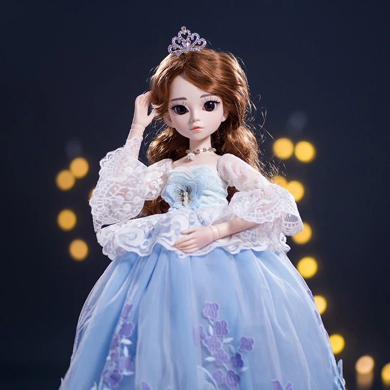 Принцесса Анна 1/3 60 см BJD SD куклы новое поступление с платьем парики Shose Hat макияж