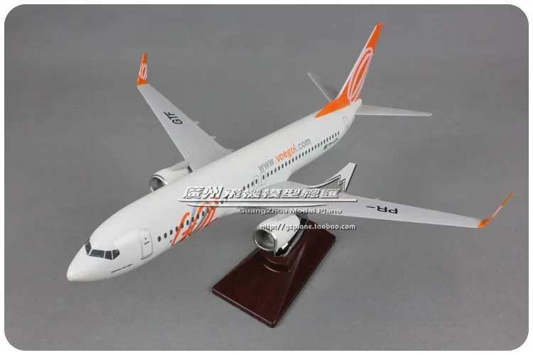 40 см Boeing 737 Бразилия гол с трёхмерными чертёжами авиакомпаний B737 800 PR GTF самолет