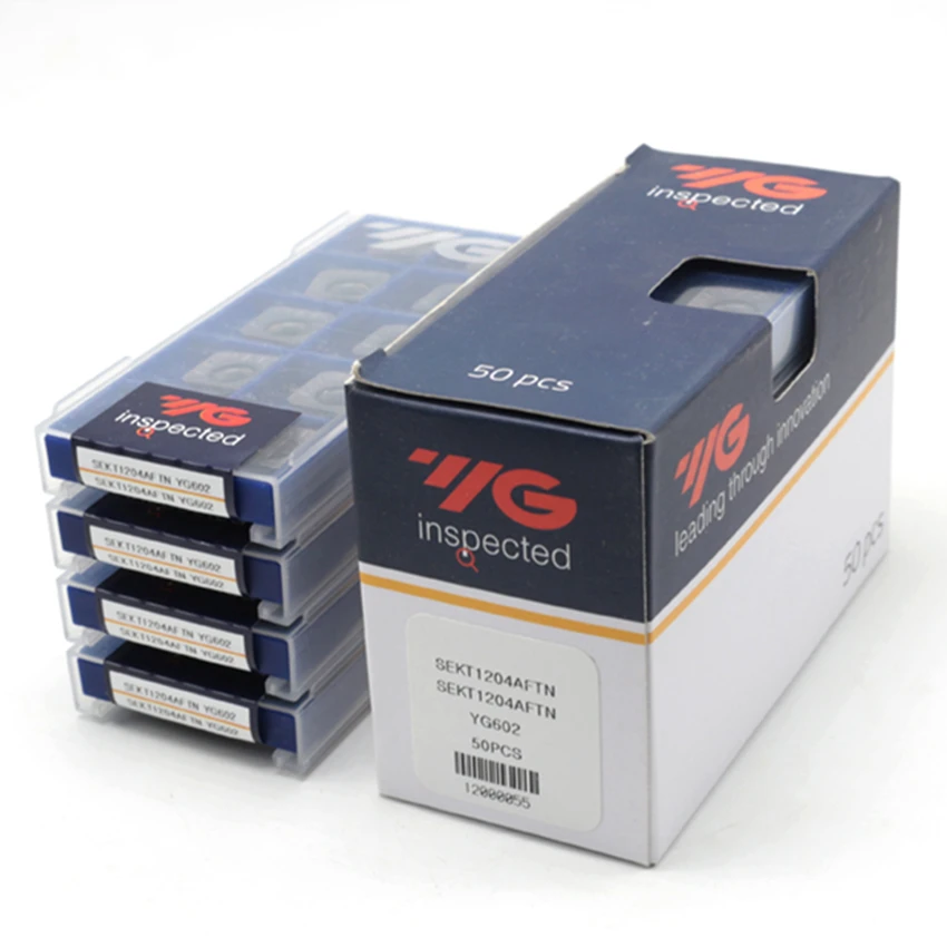 10 шт. SEKT12T3AGTN YG602/SEKT1204AFTN YG602/SEKT13T3AGTN YG602 Корея YG ЧПУ карбидные режущие пластины для