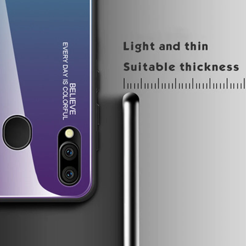 1 шт Цвет градиентный телефонный чехол для Galaxy S10 мягкая резина термопластичный