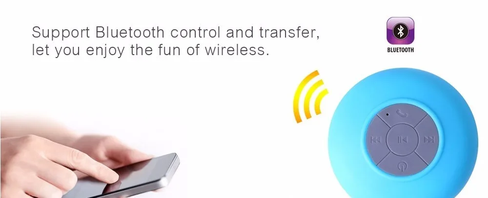 Открытый Bluetooth Душ радио динамик водонепроницаемый беспроводные колонки для ванной комнаты аудио приемник музыкальный плеер для iPhone samsung sony