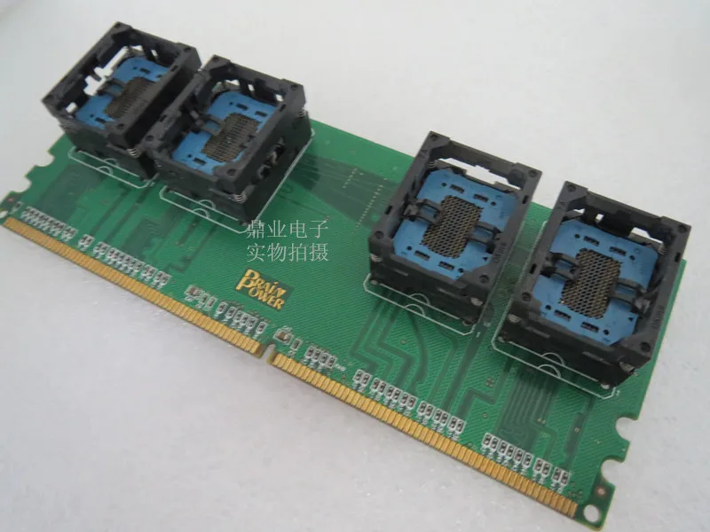 Карта памяти Opentop DDR Тестовая карта FBGA84 BGA84 IC адаптер для сжигания тестовый разъем