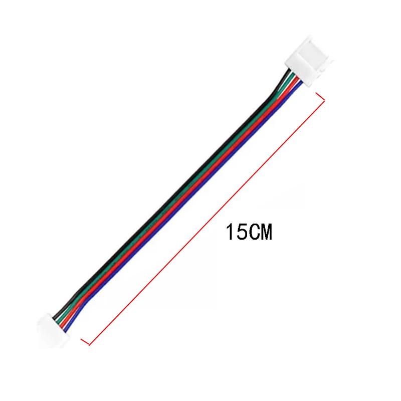 10 шт./лот Бесплатная Сварка мм 4 контактный разъем с проводом для 5050 RGB