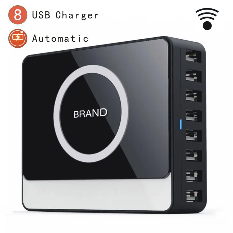 Настольное зарядное устройство с 8 портами USB Аксессуары для мобильных телефонов